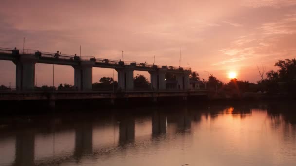 Barragem de Bandar Baharu Ampang Jajar. — Vídeo de Stock