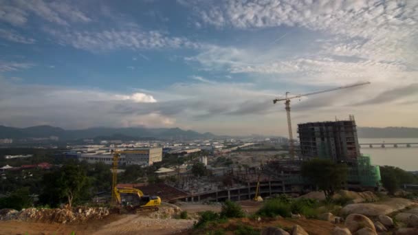 Area di sviluppo di Batu Maung. — Video Stock