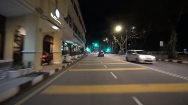 Lebuh Light Caddesi 'nde POV sürücüsü