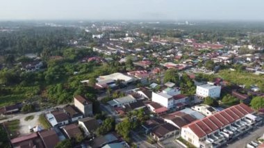 Malezya 'da sisli küçük bir kasaba