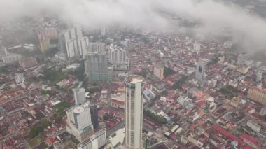 Heritage Georgetown 'daki KOMTAR binasının hava görüntüsü.