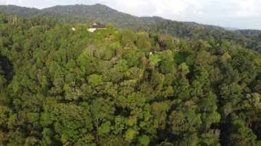 Penang Hill 'deki hava manzaralı harap konak.