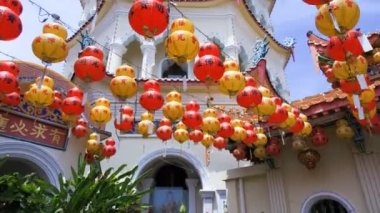 Öğleden sonra Pagoda Tapınağı Kek Lok Si 'de.