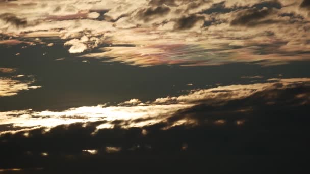 Timelapse Hermosa Nube Cerca Antes Que Salga Sol Eterna Llama — Vídeos de Stock