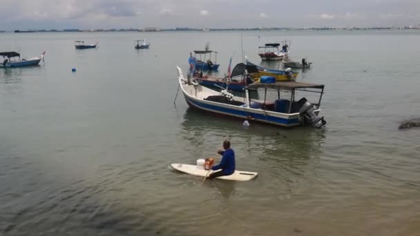 Vida del pescador. — Vídeos de Stock