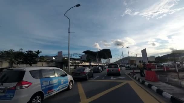 Джорджтаун Пенанг Малайзия Октября 2018 Года Добраться Аэропорта Прилета Баян — стоковое видео