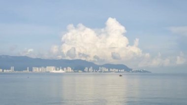 Zaman çizelgesi manzaralı balıkçı teknede