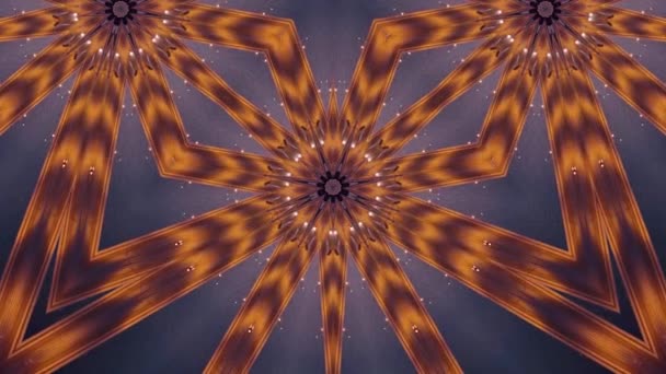 Wzór Symetrii Kalejdoskopu Autostrady Wzór Geometryczny Animacji — Wideo stockowe