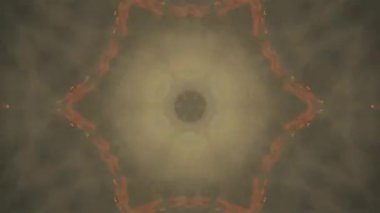 Kaleydoskopik olarak ateş ve duman soyut arkaplan