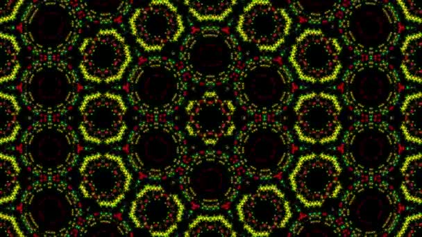 Abstract Futuristic Kaleidoscope Background Abstract Background — Stock Video