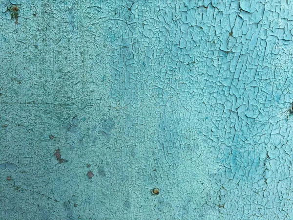 Loupání Modré Barvy Dřevěném Pozadí Vinobraní Dřeva Pozadí Modré Grunge — Stock fotografie