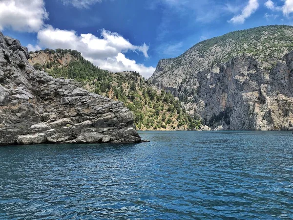 Maio 2021 Província Antalya Turquia Desfiladeiro Verde Descanso Nas Montanhas — Fotografia de Stock