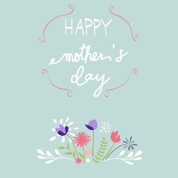 Mother's day greeting card — Stock Vector