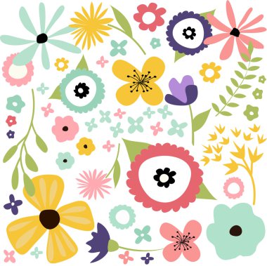 Dikişsiz çiçek desenli, duvar kağıdı