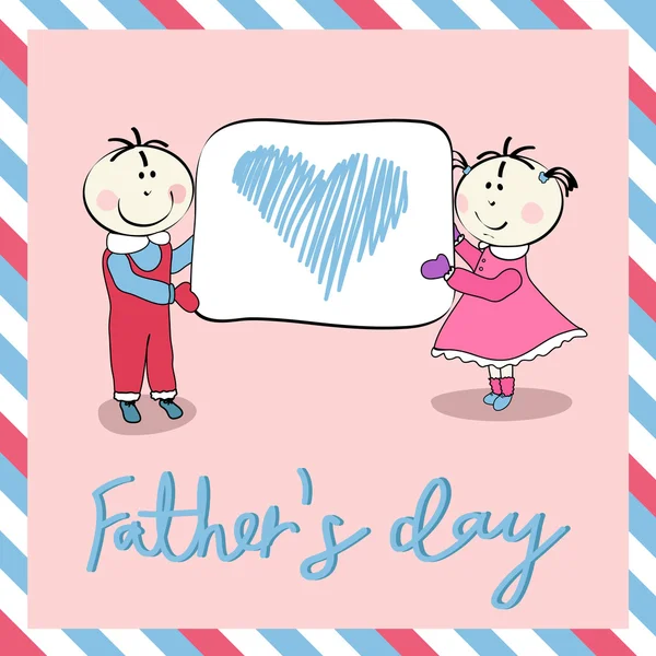 Feliz día del padre — Vector de stock