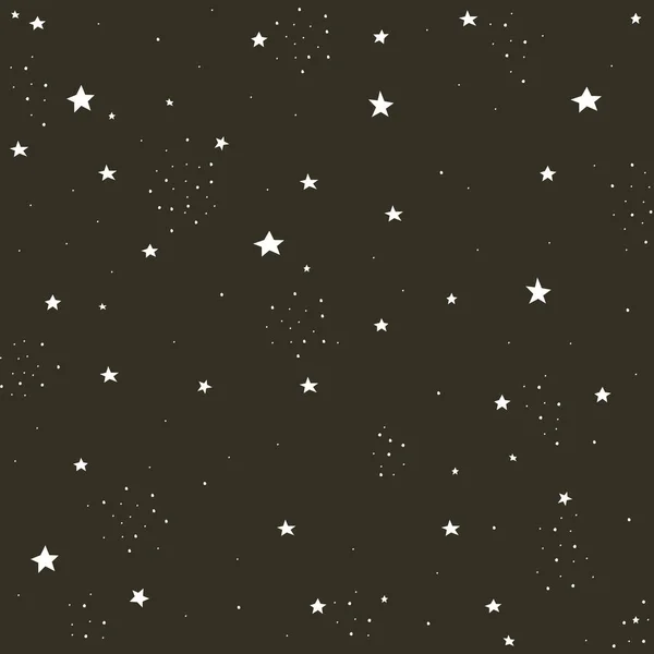 Céu Noturno Estrelas Fundo Ilustração Vetorial — Vetor de Stock