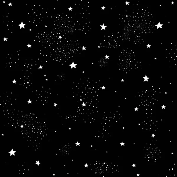 Fond Ciel Nocturne Étoiles Illustration Vectorielle Vecteurs De Stock Libres De Droits