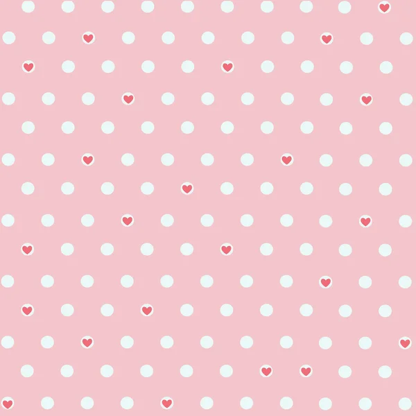 Fondo corazones rosados — Vector de stock