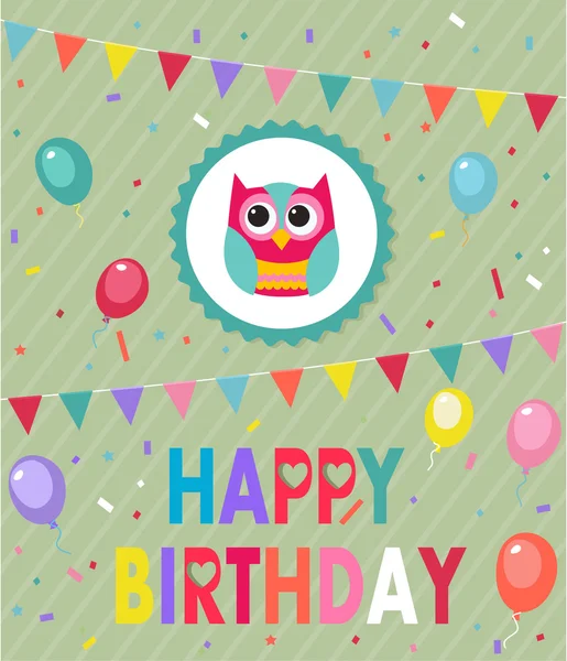 Happy Birthday — Stock Vector