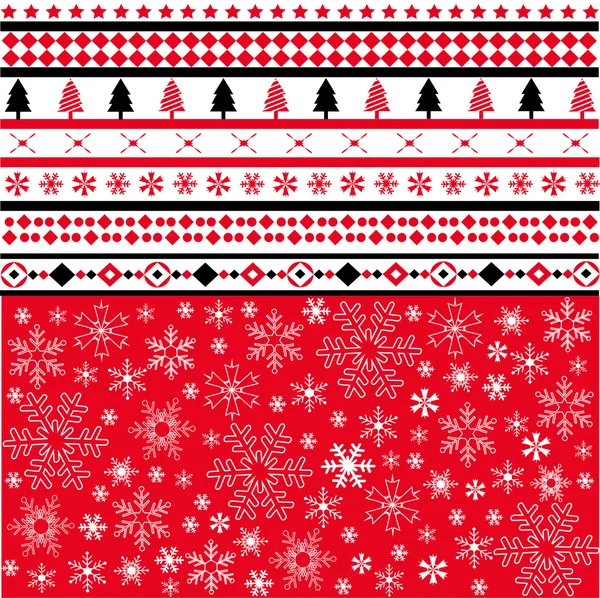 Christmas Pattern Classic Red White Colors Stock Vector (Royalty Free)  1191650494