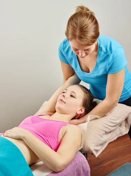 Osteopati behandling — Stockfoto