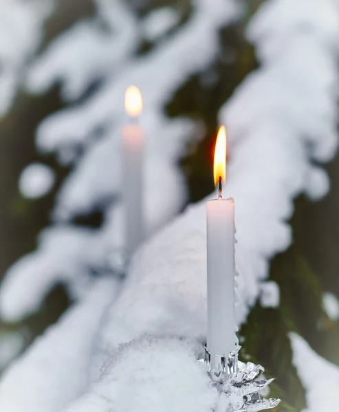 Velas de Navidad — Foto de Stock