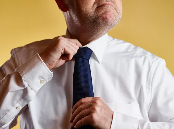 Hombre y corbata — Foto de Stock