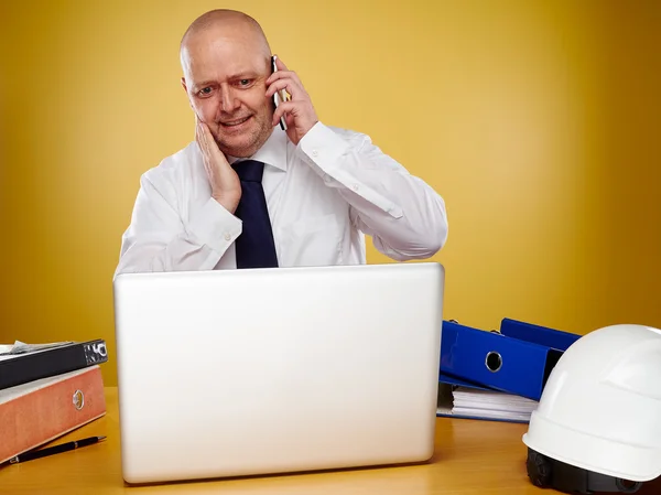 Engineer in office — Stock Photo, Image