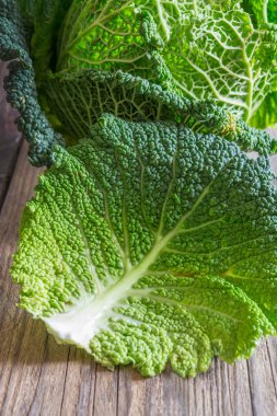 Savoy lahana yaprağı