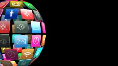 Sosyal Icon animasyonlu içerik animasyon grubu