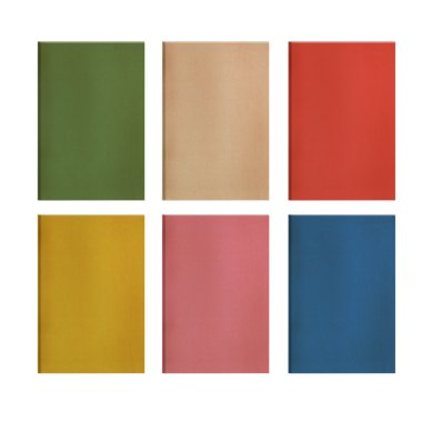 renkler kapaklı kitaplar