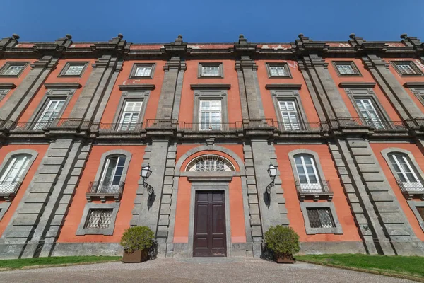 Naples Italie Février 2021 Extérieur Palais Royal Dans Parc Capodimonte — Photo