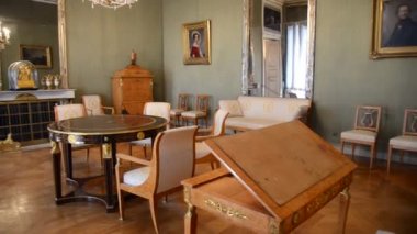 Görünümü iç nymphenburg Şatosu - Münih, Almanya