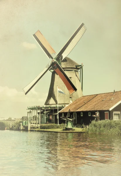 Molino de viento Amsterdam — Foto de Stock