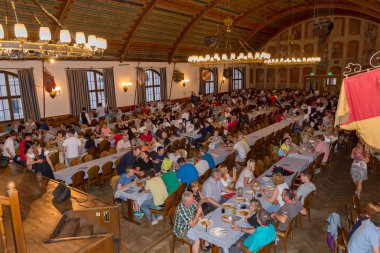 iç ünlü hofbrauhaus - Münih, Almanya