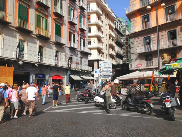 Plebiscito' s plein, Napels - Italië — Stockfoto