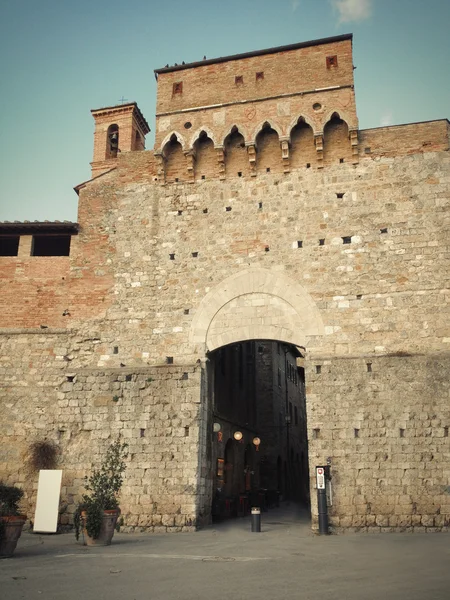 San Gimignano - taly — Stok fotoğraf