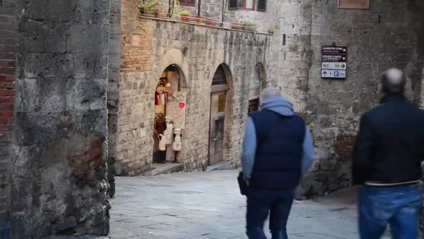 San Gimignano, Italië — Stockvideo