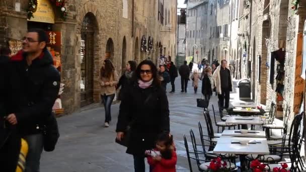 San Gimignano, Italy — стоковое видео