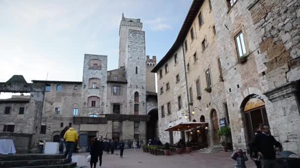 San Gimignano, İtalya — Stok video