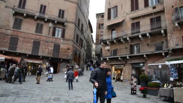 Siena, Italië — Stockvideo