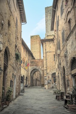 San gimignano, İtalya