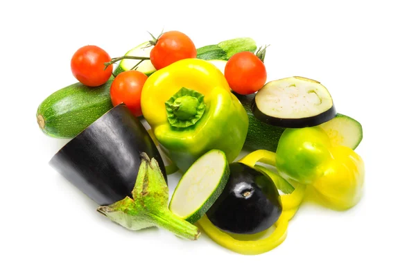 Vegetables on white background — Stock Photo, Image