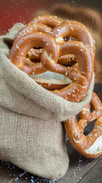 Bavarian pretzel — Stock Photo, Image