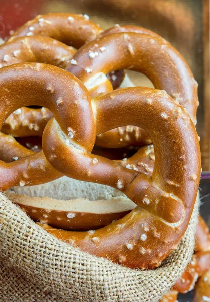 Bavarian pretzel — Stock Photo, Image
