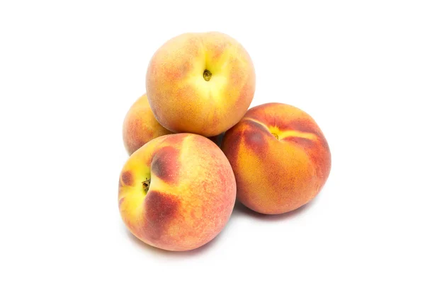 Peach on white background — Stock Photo, Image