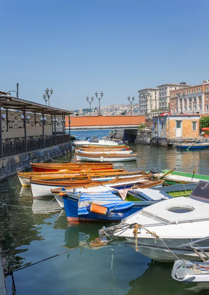 Neapel, Italien, Borgo marinari — Stockfoto