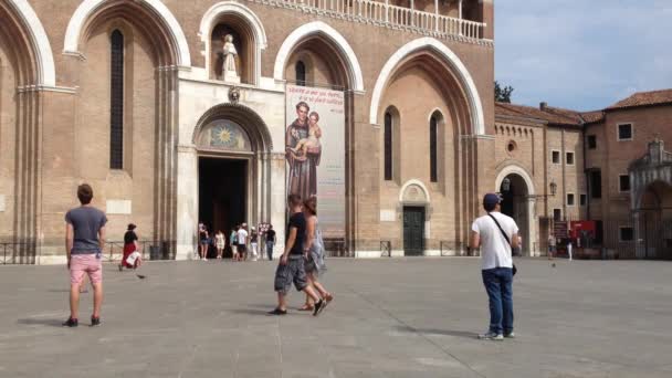 Basilika der Heiligen Anthony in Padua es — Stockvideo