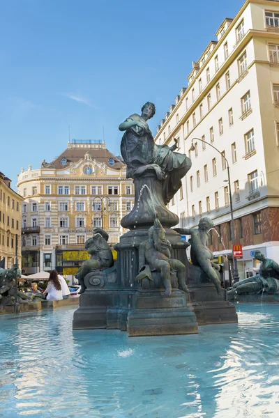 Donnerbrunnen fontein - Vienna — Stockfoto