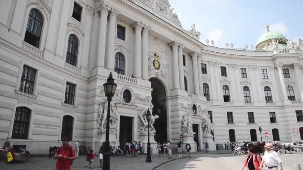 Hofburg Palace-Vídeň — Stock video